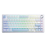 Aula F75 Mekanik RGB TKL Gray Switch Kablosuz Makrolu Hot Swap Klavye Buz Mavisi