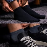 Aurum Erkek Bambu Patik Çorap 6'lı Premium Dikişsiz Spor Çorap
