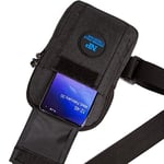 Av A Dos Çapraz Askılı Çanta, Göğüs Çantası, Siyah Unisex Keten Telefon Bölmeli Suya Dayanıklı Bel Çapraz Omuz Çanta Göğüs Günlük Bodybag