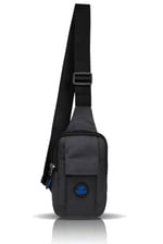 Av A Dos Çapraz Askılı Çanta, Göğüs Çantası, Siyah Unisex Keten Telefon Bölmeli Suya Dayanıklı Bel Çapraz Omuz Çanta Göğüs Günlük Bodybag
