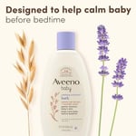 Aveeno Baby Bebek Sakin Rahat Banyo & Yıkama Rahatlatıcı Lavanta & Vanilya Kokusu ve Doğal Yulaf Özü, Hipoalerjenik ve Yırtılmaz Formül, Paraben-, Ftalat ve Sabunsuz, 8 ml
