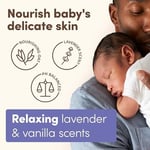 Aveeno Baby Bebek Yatıştırıcı Rahat Nemlendirici Losyon, Rahatlatıcı Lavanta ve Vanilya Kokusu, Yağsız Vücut Losyonu, Doğal Yulaf ezmesi ve Dimetikon, Paraben ve Ftalat İçermez, 18 fl. Oz
