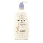 Aveeno Baby Bebek Yatıştırıcı Rahat Nemlendirici Losyon, Rahatlatıcı Lavanta ve Vanilya Kokusu, Yağsız Vücut Losyonu, Doğal Yulaf ezmesi ve Dimetikon, Paraben ve Ftalat İçermez, 18 fl. Oz