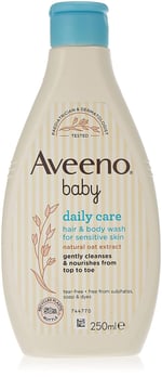 Aveeno Baby Hassas Ciltler İçin Günlük Bakım Saç ve Vücut Şampuanı 250 ml