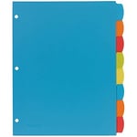 Avery Big Tab 21210 Ayırma Sayfası, Sağlam Plastikten, 8 Kayıt Kartı, Çok Renkli, 3 Set