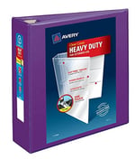 Avery Heavy-Duty View 3 halkalı klasör, 3 inç One Touch EZD halkalar, 1 lila ciltleme (79810)