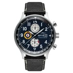 AVI-8 Erkek 42 mm Hawker Hurricane Klasik Kronograf Pilot Japon Kuvars Saat Deri Kayışlı AV-4011