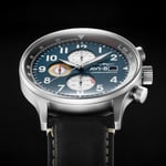 AVI-8 Erkek 42 mm Hawker Hurricane Klasik Kronograf Pilot Japon Kuvars Saat Deri Kayışlı AV-4011