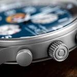 AVI-8 Erkek 42 mm Hawker Hurricane Klasik Kronograf Pilot Japon Kuvars Saat Deri Kayışlı AV-4011