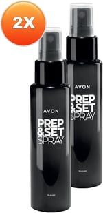 Avon Prep and Set Spray Makyaj Sabitleyici Sprey 125 Ml. İkili Set - Seçenekler: Tekli, İkili Set, Üçlü Set