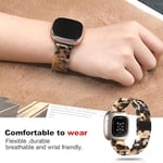 AWSMOR Reçine Bant Fitbit Versa 4/Versa 3/Fitbit Sense 2/Sense Band Kadınlar ile Uyumlu, Versa 3/4/Sense 2 Akıllı Saat için Hafif Bileklik Yedek Kayış