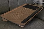 Axolotl Telefon Ve Tablet Bölmeli Minderli Laptop Sehpası Notebook Bilgisayar Çalışma Masası, Antik Meşe