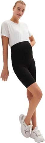 Ayarlanabilir Bel Pamuklu Hamile Şort Tayt - Bedenler: S, M, L, XL, XXL