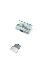 Ayasofya Cami Baskılı Baskılı Alüminyum Kartvizitlik Kapaklı Kartlık (1 ADET) (EBAT: 9,5 cm x 6 cm x 1,2 cm) PRS-MKA