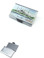 Ayasofya Cami Baskılı Baskılı Alüminyum Kartvizitlik Kapaklı Kartlık (1 ADET) (EBAT: 9,5 cm x 6 cm x 1,2 cm) PRS-MKA
