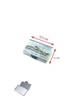 Ayasofya Cami Baskılı Baskılı Alüminyum Kartvizitlik Kapaklı Kartlık (1 ADET) (EBAT: 9,5 cm x 6 cm x 1,2 cm) PRS-MKA