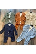 Ayıcık Baskılı Oversize 3'lü Takım