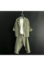 Ayıcık Baskılı Oversize 3'lü Takım