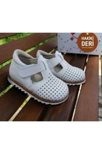 babelia Tam Ortopedik Gerçek Deri Çocuk Ayakkabı Beyaz 25