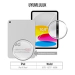 Babilden APPLE ile uyumlu 11 inç iPad (A16) / iPad Air 10.9 inç/iPad 10.Nesil 10.9 Kılıf Şeffaf Silikon Arka Kapak