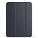 Babilden Apple iPad Tablet ile Uyumlu Tablet Kılıfı Smart Cover Uyku Modlu Standlı Arkası Sert Şeffaf Kapak (Siyah, iPad Air 13 2024 /iPad P - Seçenekler: iPad 9.Nesil 10.2/10.5, iPad 10.Nesil 10.9...