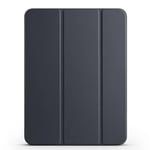 Babilden Apple iPad Tablet ile Uyumlu Tablet Kılıfı Smart Cover Uyku Modlu Standlı Arkası Sert Şeffaf Kapak (Siyah, iPad Air 13 2024 /iPad P - Seçenekler: iPad 9.Nesil 10.2/10.5, iPad 10.Nesil 10.9...