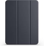 Babilden Apple iPad Tablet ile Uyumlu Tablet Kılıfı Smart Cover Uyku Modlu Standlı Arkası Sert Şeffaf Kapak (Siyah, iPad Air 13 2024 /iPad P - Seçenekler: iPad 9.Nesil 10.2/10.5, iPad 10.Nesil 10.9...