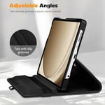 Babilden Samsung Galaxy Tab A9 Plus X210/Galaxy Tab A11+ Yatay ve Dikey Standlı 360 Derece Döner Tablet Kılıfı Siyah - Seçenekler: Galaxy Tab S6 Lite P610, Galaxy Tab S7 FE...