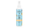 Babo Botanicals% 100 Çinko Oksit ile Bebek Cilt Mineral Güneş Koruyucu Sprey SPF 30, Suya Dayanıklı, Kokusuz, 6 Fl Oz