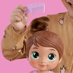 Baby Alive Şampuanla ve Sarıl Sophia Sparkle Kahverengi Saçlı Oyuncak Bebek 28 cm Suda Oynanabilir Oyuncak Bebek Oyun Seti, 3 Yaş ve Üzeri Kız ve Erkek Çocukları İçin Oyuncaklar