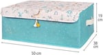 Baby Çok Amaçlı Kapaklı Kutu Düzenleyici 50x38x19 cm, Mavi BABYKUTU5038192
