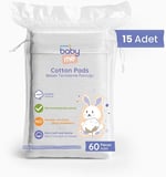 baby me Bebek Temizleme Pamuğu 15x60 adet