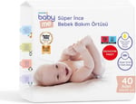 Baby Me Süper İnce Alt Değiştirme Örtüsü 60x90 cm 40 Adet