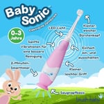 Baby Sonic Brush-Baby BabySonic Elektrikli Diş Fırçası, Pembe, 0-3 Yaş, Zamanlayıcılı