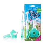 Baby Sonic Brush-Baby İlk Diş Fırçası ve Diş Kaşıyıcı Set, Bebeğinizin İlk Ağız Bakım Seti