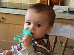 Baby Sonic Brush-Baby İlk Diş Fırçası ve Diş Kaşıyıcı Set, Bebeğinizin İlk Ağız Bakım Seti