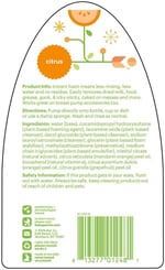 BabyGanics - Köpüklü Bulaşık ve Şişe Sabunu Bulaşık Dazzler Narenciye - 16 oz.