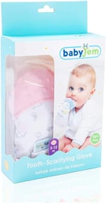 BABYJEM DİŞ KAŞIYICI ELDİVEN KİRPİ EKRU
