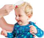 Babyjem Doğal Kıl Fırça Tarak Seti 519 Gri 5X14 Cm Çok Renkli 8681049215192