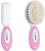 Babyjem Doğal Kıl Fırça Tarak Seti 519 Gri 5X14 Cm Çok Renkli 8681049215192