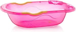 Babyjem Giderli Desenli Şeffaf Banyo Küveti (Pembe)