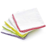 Babyjem Penye Ağız Bezi (Beyaz, 20x20cm, 10'lu) - Seçenekler: 20x20, 28x28
