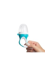 BABYJEM SİLİKON UÇLU MEYVE SEBZE EMZİĞİ MAVİ