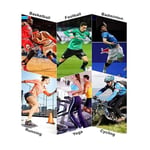 Bacak Kolları Sıkıştırma Uzun Kollu Baldır ve Dizlik Destekleri Basketbol Bisikletçiliği için (Beyaz, X-Large
