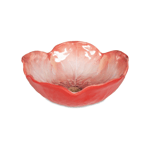 Baci Milano Botanica Çiçek Desenli Melamin Pembe Çukur Tabak 18 cm