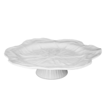 Baci Milano Botanica Çiçek Desenli Melamin Mercan Rengi Orta Boy Ayaklı Kek Standı 32,5 cm