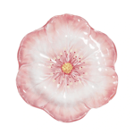 Baci Milano Botanica Çiçek Desenli Melamin Pembe Büyük Servis Tabağı 40,5 cm