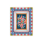 Baci Milano Dolce Far Niente Mavi Desenli Dikdörtgen Porselen Tabak 19,5x15,5 cm