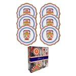 Baci Milano Dolce Vita 6'lı Amhora Pasta Tabağı 21 cm Porselen