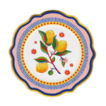 Baci Milano Dolce Vita 6'lı Limon Servis Tabağı 27 cm Porselen